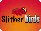 เกมส์แองกี้เบิร์ดเลื้อยกินจุด Slither Birds