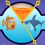 เกมส์ช่วยปลาฝึกสมอง Pin Fish Escape